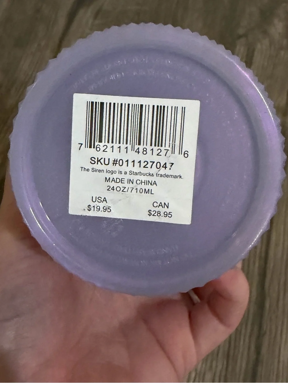 Starbucks Icy Lilac Studded Tumbler